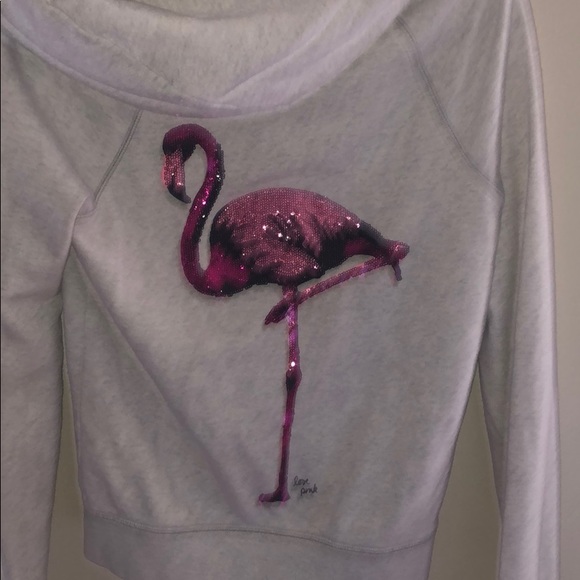PINK by VS Miami Sequin Zip Up Hoodie - Picture 4 of 6
